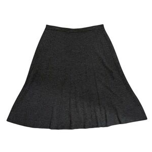 Eileen Fisher Merino Wool Pleated Midi Skirt